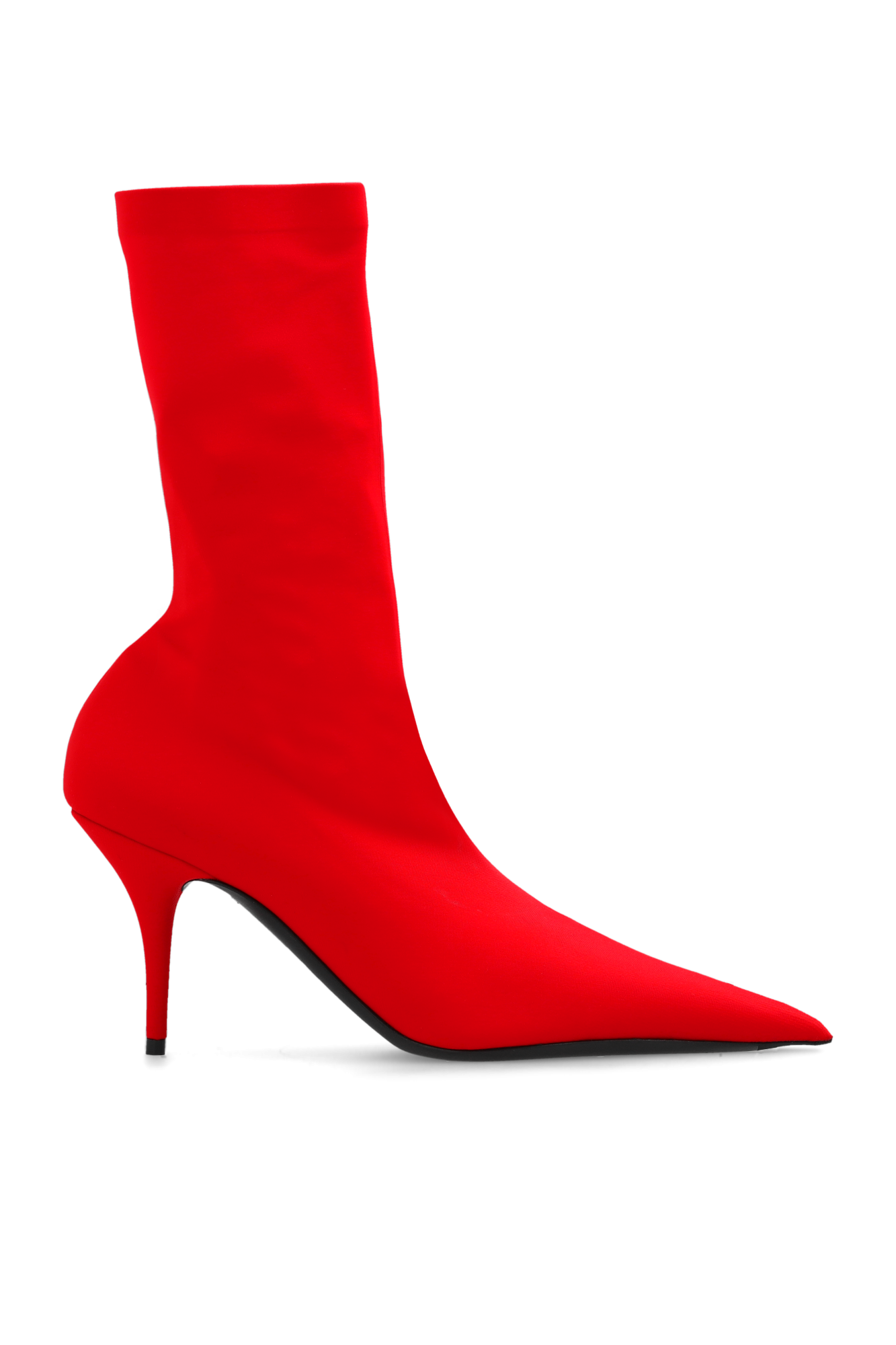 Red kitten best sale heel ankle boots